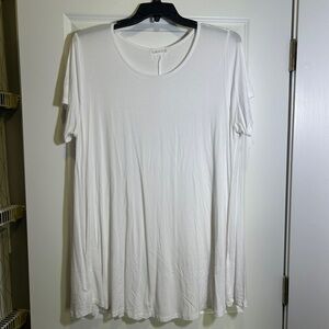 LARA White Oversized Relaxed Short Sleeve Tee